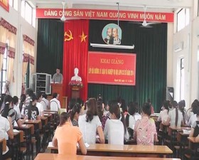 Thạch Thất gần 100 cán bộ hội phụ nữ được tập huấn nghiệp vụ công tác hội phụ nữ.