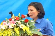 Huyện đoàn khởi công sân chơi cho thanh thiếu niên ở xã Tân Xã 