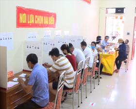 Rộn ràng Ngày hội non sông trên địa bàn huyện Thạch Thất