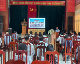 Hội nghị về công tác đầu tư xây dựng các công trình xây dựng xã NTM kiểu mẫu tại xã Đại Đồng