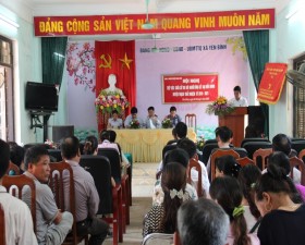 Hội nghị tiếp xúc cử tri xã Tiến Xuân, xã Yên Bình với các ứng cử viên đại biểu HĐND huyện khóa XIX, nhiệm kỳ 2016- 2021
