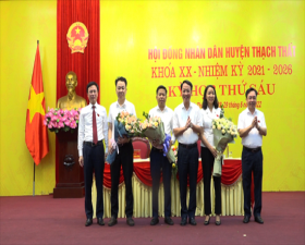Kỳ họp thứ 6, HĐND huyện Thạch Thất khóa XX nhiệm kỳ 2021 - 2026 thành công tốt đẹp