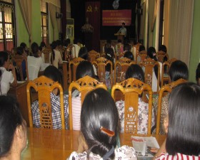 Hội Phụ nữ huyện sơ kết giữa nhiệm kỳ và đánh giá 3 năm thực hiện Chỉ thị 03 của Bộ Chính trị