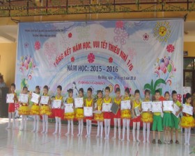 Trường mầm non Đại Đồng tổng kết năm học và tổ chức vui đón tết thiếu nhi cho các cháu