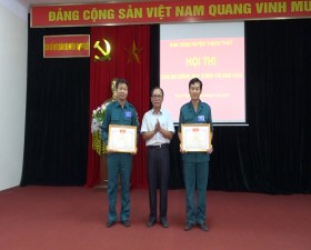 Ban chỉ huy Quân sự huyện tổ chức Hội thi cán bộ giảng dạy chính trị năm 2020