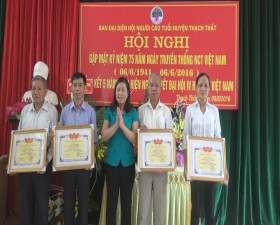 Hội Người cao tuổi Thạch Thất tổng kết 5 năm thực hiện Nghị quyết đại hội 