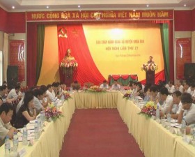 Hội nghị Ban chấp hành Đảng bộ huyện Thạch Thất lần thứ 21
