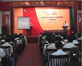 Hội nghị tập huấn kỹ năng, nghiệp vụ và các văn bản pháp luật về hòa giải ở cơ sở
