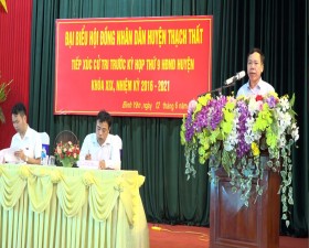 Các Tổ đại biểu HĐND huyện Thạch Thất tiếp xúc cử tri  trước kỳ họp thứ 9