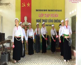 Thạch Thất khai giảng  tấp huấn Cồng chiêng năm 2019