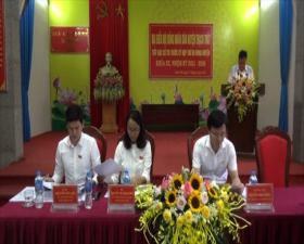 Các Tổ đại biểu HĐND huyện tiếp xúc cử tri trước Kỳ họp thứ 6, HĐND khóa XX, nhiệm kỳ 2021- 2026