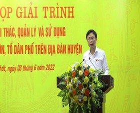 HĐND huyện Thạch Thất tổ chức họp giải trình về đầu tư, khai thác, quản lý và sử dụng Nhà Văn hóa