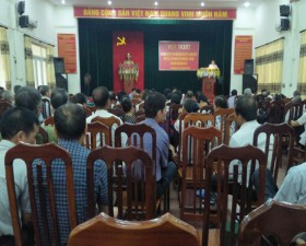 Lại Thượng tổ chức hội nghị đối thoại tiếp xúc giữa người đứng đầu cấp ủy, chính quyền với MTTQ, các đoàn thể chính trị xã hội và nhân dân năm 2019