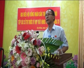 Đoàn Đại biểu HĐND thành phố Hà Nội tiếp xúc với cử tri huyện Thạch Thất