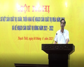 Thạch Thất: Vụ Xuân năm 2021 năng suất lúa đạt cao nhất từ trước tới nay