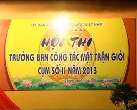 Hội thi trưởng ban công tác mặt giỏi cụm 2 thành phố Hà Nội