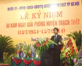 Thạch Thất kỷ niệm 60 năm ngày giải phóng 13/7/1954 - 13/7/2014.