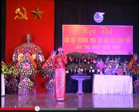 Hội thi Chi hội trưởng phụ nữ giỏi xã Bình Yên năm 2013