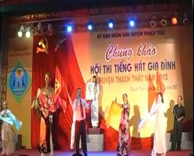 Hội thi tiếng hát gia đình huyện Thạch Thất 2013
