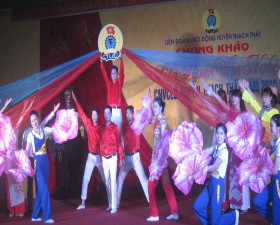 Chung khảo liên hoan văn nghệ trong công nhân viên chức lao động huyện Thạch Thất