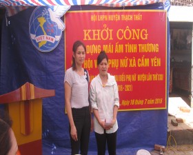 Khởi công xây dựng mái ấm tình thương cho hội viên phụ nữ