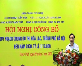 Hội nghị công bố Quy hoạch chung khu đô thị Hòa Lạc