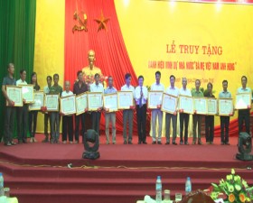 Lễ truy tặng danh hiệu vinh dự Nhà nước "Bà mẹ Việt Nam Anh hùng"