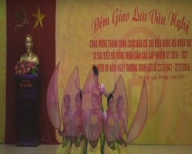 Hội diễn văn nghệ quần chúng tại xã Tiến Xuân 
