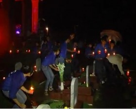 xã Hạ Bằng tổ chức thắp nến tri ân các  liệt sĩ 