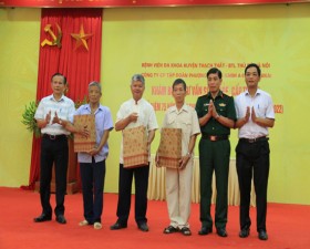 Kim Quan: 155 đối tượng chính sách được tư vấn, khám sức khỏe và cấp thuốc miễn phí