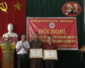 Hội Chữ thập đỏ huyện sơ kết công tác Hội 6 tháng đầu năm 2019; triển khai nhiệm vụ 6 tháng cuối năm 2019