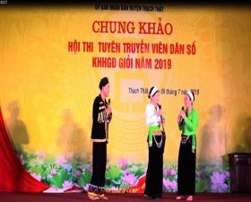 Chung khảo Hội thi tuyên truyền viên Dân số - KHHGĐ giỏi năm 2019