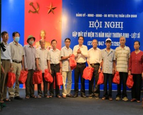 Thị trấn Liên Quan: Gặp mặt kỷ niệm 75 năm Ngày Thương binh liệt sỹ (27/7/1947- 27/7/2022)