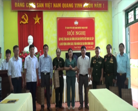 Ủy ban MTTQ huyện gặp mặt cán bộ Mặt trận các cấp là thương, bệnh binh và thân nhân người có công