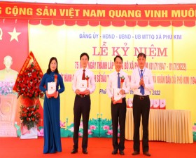 Đảng bộ xã Phú Kim 75 năm xây dựng và phát triển