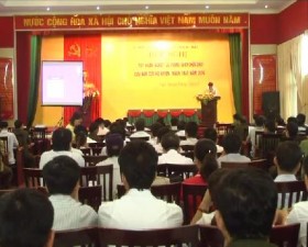 Thạch Thất tổ chức tập huấn nghiệp vụ phòng cháy, chữa cháy, cựu nạn, cứu hộ. 