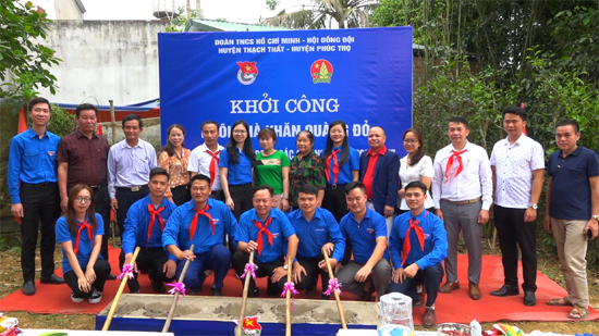 Hội đồng Đội huyện Thạch Thất khởi công Ngôi nhà Khăn quàng đỏ