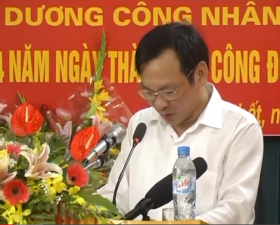 Hội nghị sơ kết công đoàn huyện Thạch Thất 6 tháng đầu năm 2013 