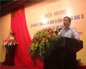 Hội nghị tập huấn tư tưởng Hồ Chí Minh về công tác dân vận
