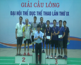 Hơn 150 VĐV dự Giải Cầu lông Đại hội TDTT huyện Thạch Thất lần thứ IX