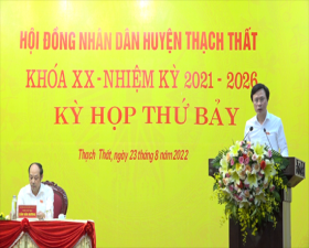 Kỳ họp thứ 7 - Kỳ họp chuyên đề HĐND huyện Thạch Thất khóa XX