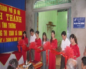 Khánh thành mái ấm tình thương