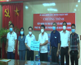 Làng Phú Ổ- xã Bình Phú ủng hộ công tác phòng, chống dịch Covid 19