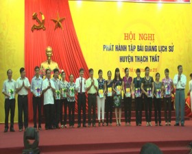 Phát hành tập bài giảng Lịch sử huyện Thạch Thất