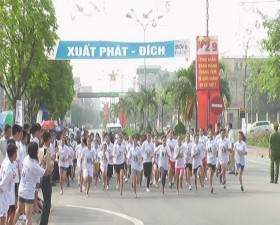 Chung kết giải chạy Việt dã huyện Thạch Thất năm 2016