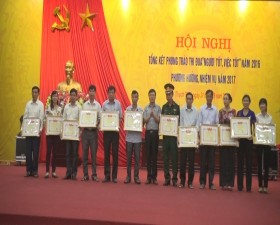 Thạch Thất tổng kết phong trào thi đua " người tốt, việc tốt " năm 2016