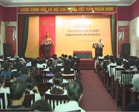 Hội nghị học tập Nghị quyết TW 9