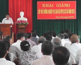 Thạch Thất tập huấn nghiệp vụ cho đội ngũ cán bộ mặt trận cơ sở