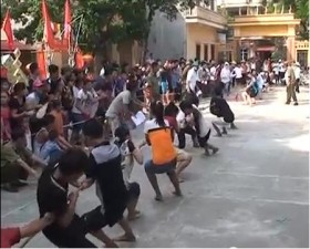 Thị trấn Liên Quan tổ chức hội trại hè năm 2013