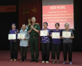 Thạch Thất chi trả trợ cấp 1 lần theo Quyết định 49, QĐ 62 của Thủ tướng Chính phủ